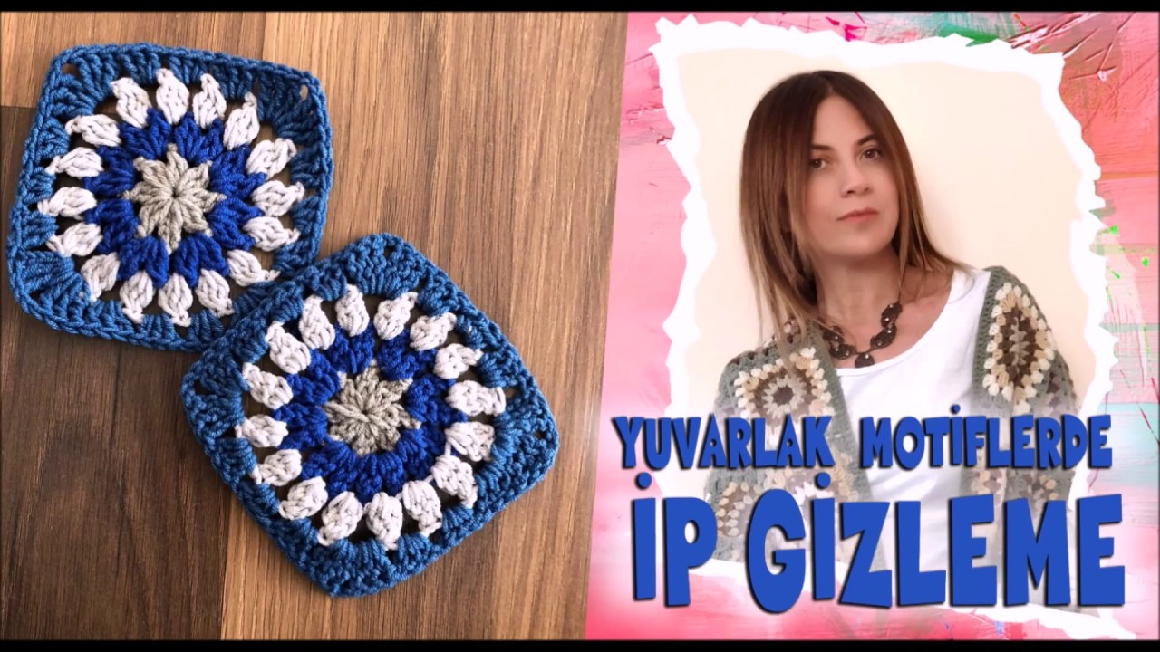YUVARLAK MOTİFLERDE İPİ GİZLEME