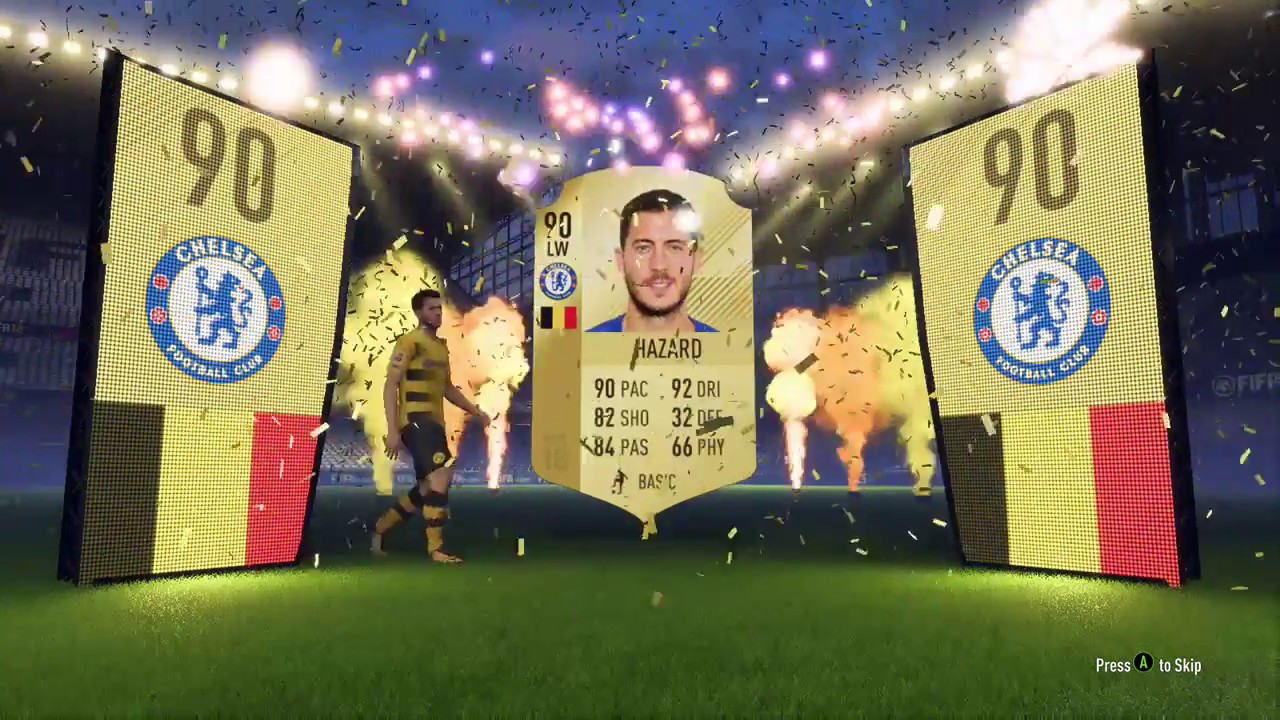 FIFA 18 - 90 Hazard packed - walkout