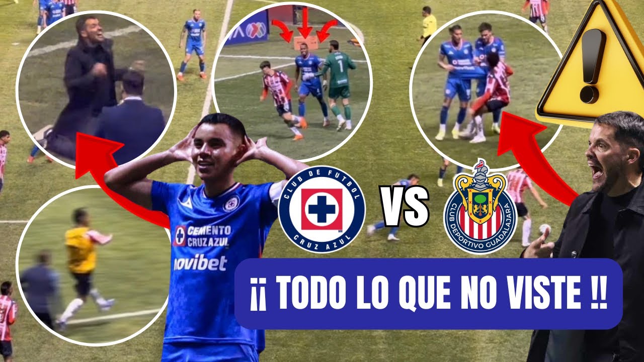 🚨DISCUSIONES😡JALONES y PATADAS ❌ DITTA vs HORMIGA 🔥 REGAÑOS a LIRA 🚂 ¿Y el INVICTO de CHIVAS? 🔵⚽️