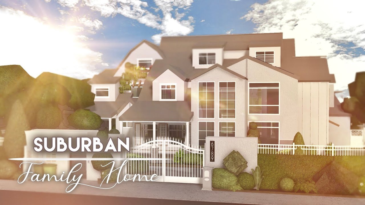 Bloxburg | Suburban Family Home | NO-LARGE PLOT | Exterior | Le Yuii