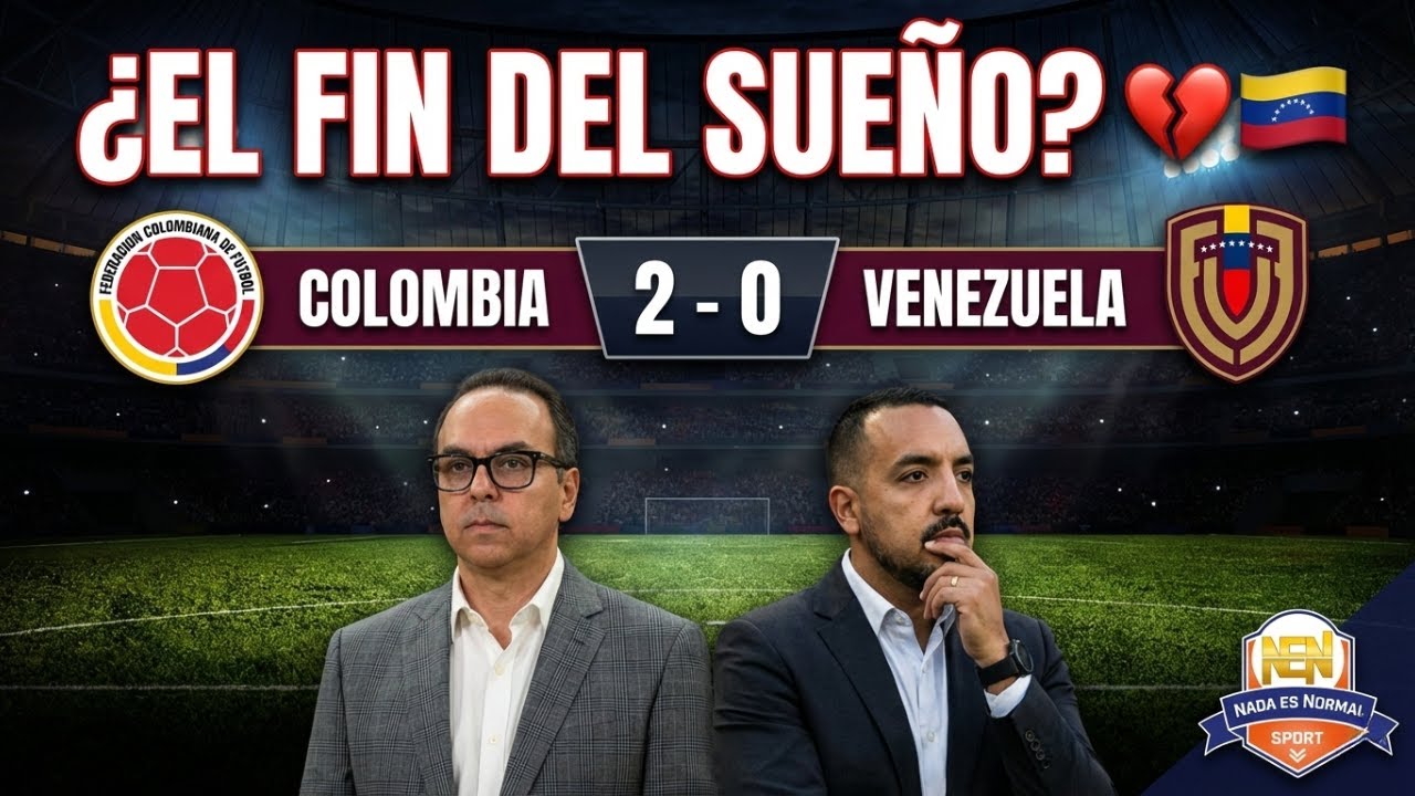 ¿FUERA DEL MUNDIAL? Venezuela 0-2 Colombia | El descalabro de la Vinotinto y el MILAGRO ante Brasil