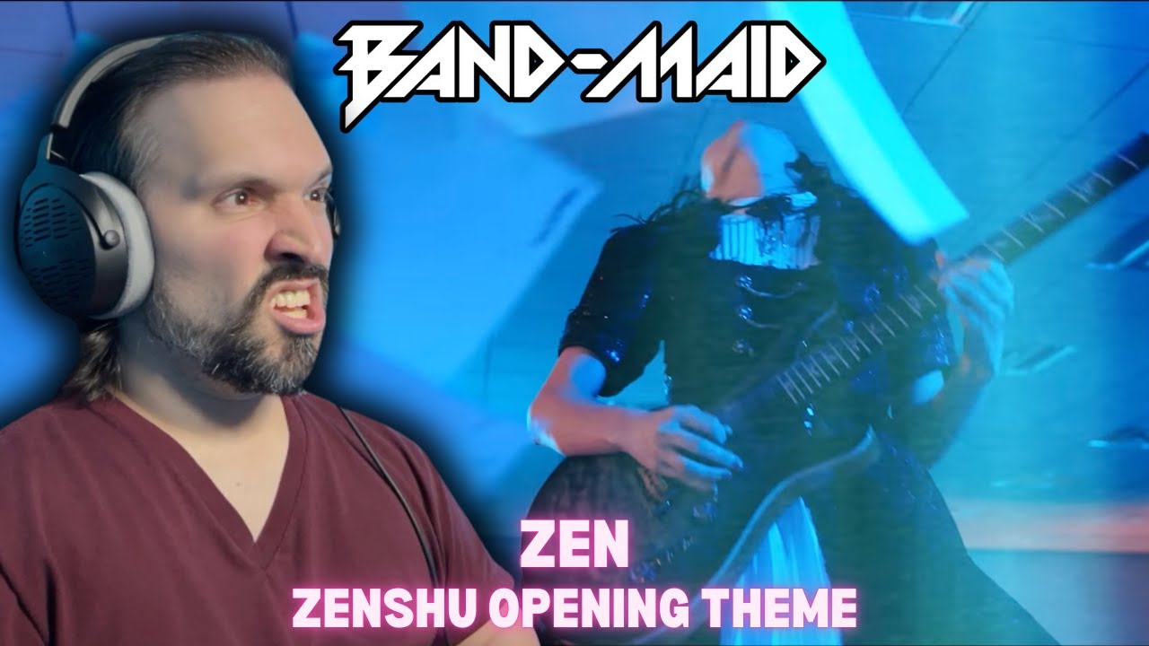 FIRST TIME Reacting To  BAND-MAID / Zen (Official Music Video) MAPPA Anime 