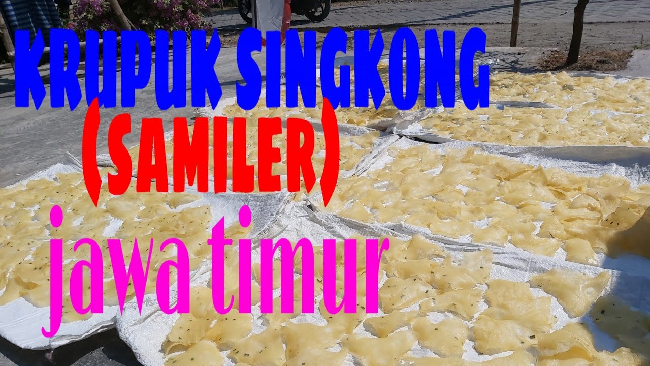 RESEP MEMBUAT KRUPUK DARI SINGKONG..MUDAH DAN SEDERHANA | MAKE CASSAVA PROCESSING