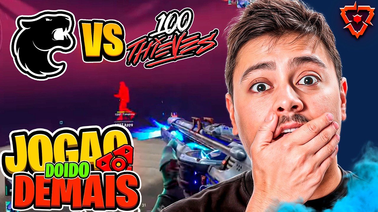 FURIA vs 100T - JOG&Atilde;O VALENDO O TOP 2 DO GRUPO! | VCT AMERICAS