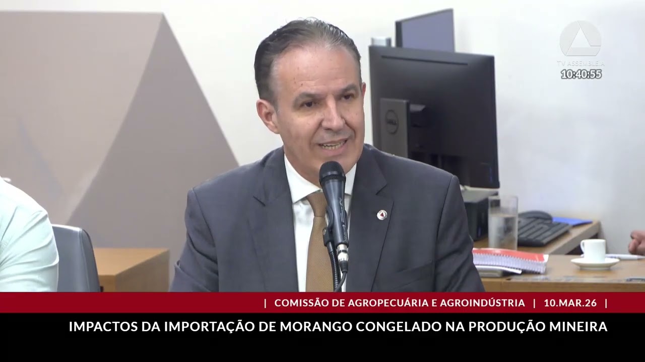 Coronel Henrique participa de audiência pública contra a importação de morango congelado 