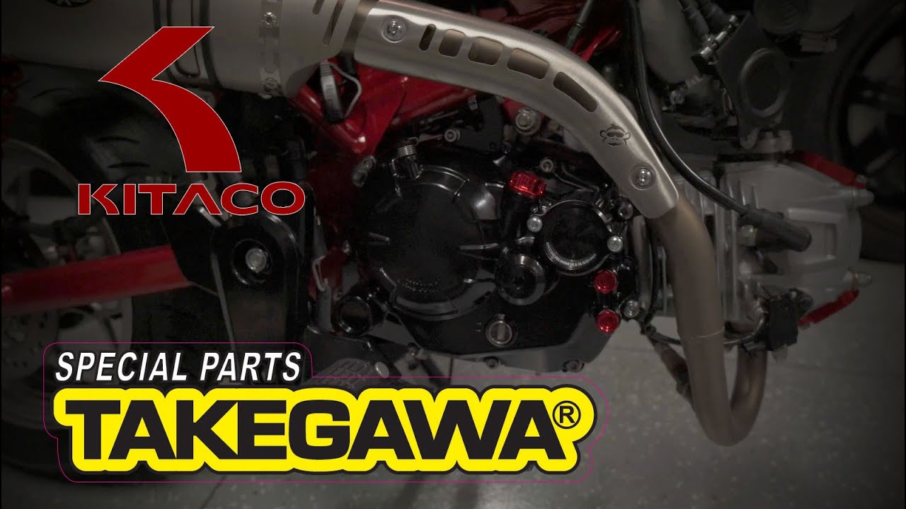 Установка крышки сцепления Kitaco и масляного насоса Takegawa Super на Honda Monkey 2019 года