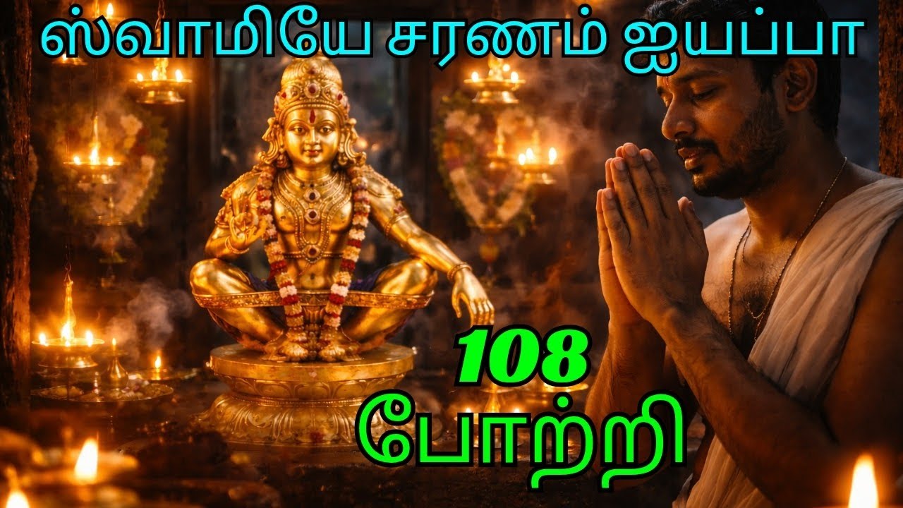 ஸ்வாமியே சரணம் ஐயப்பா | ஐயப்பன் தியான பாடல் | Sabarimala Ayyappa#animated#tamildevotional#songs 