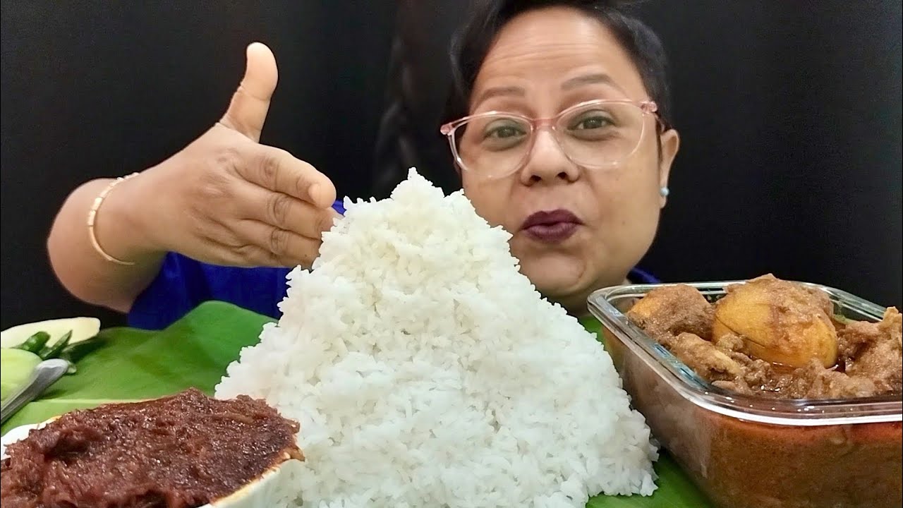 Mutton curry with huge rice and shutki bhorta
