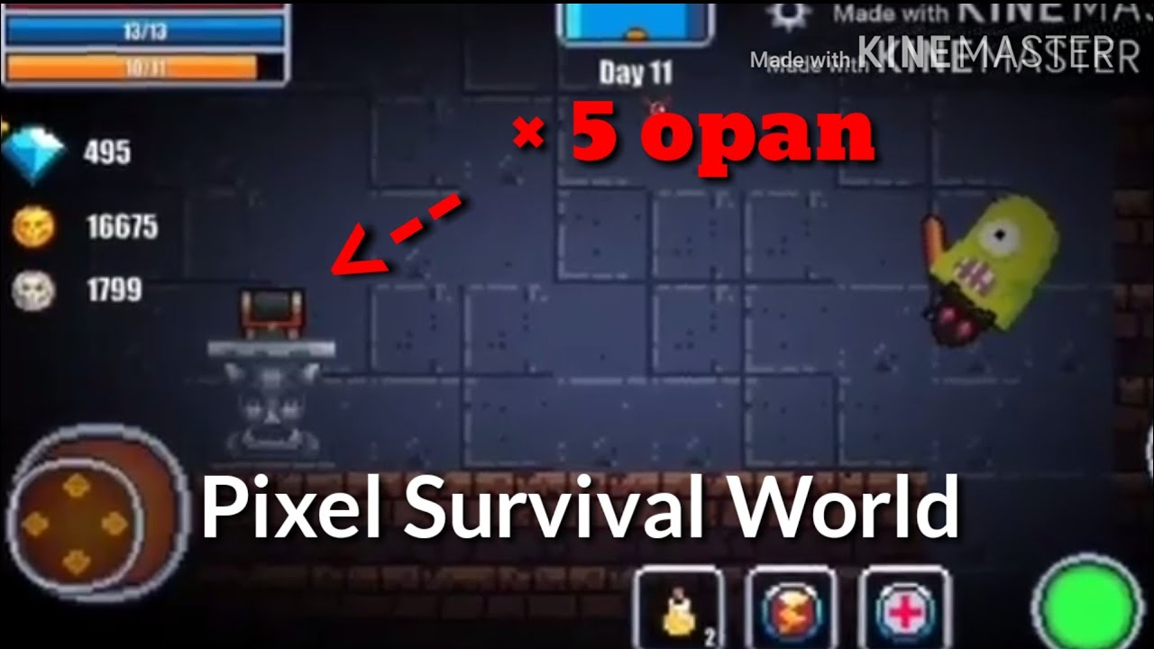 (Dask Stone) Run Run and Jump ×5 | Pixel Survival World