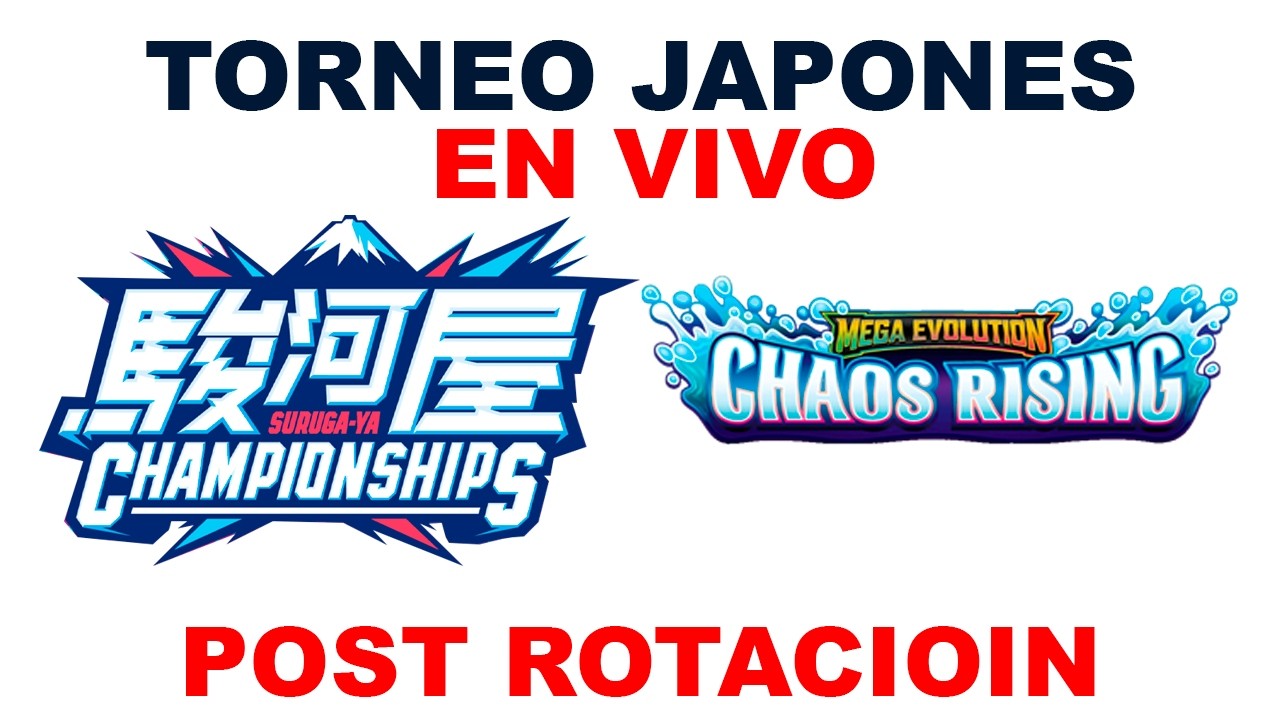 TORNEO DE CARTAS POKEMON POST ROTACION y con CHAOS RISING RISING