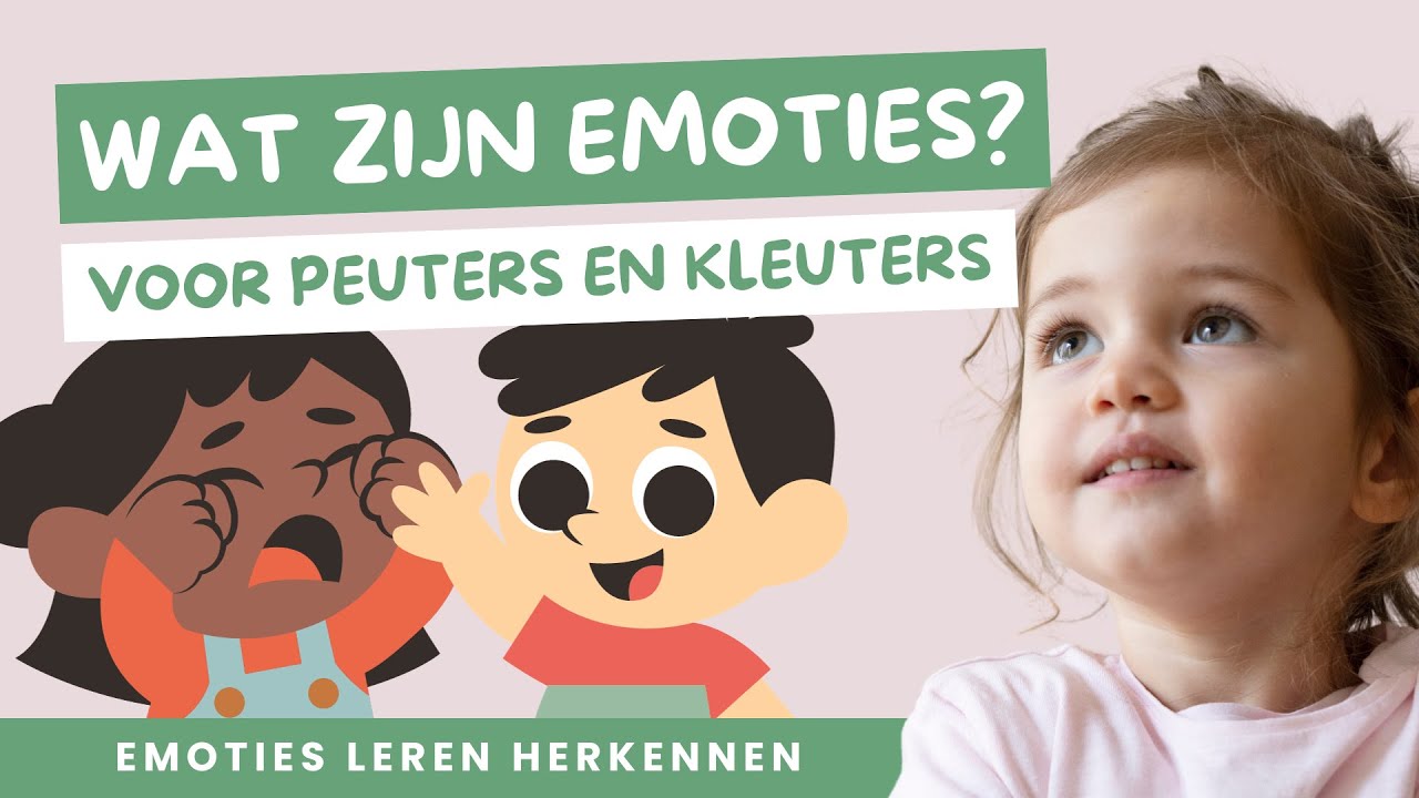 Uitleg Emoties voor Peuters en Kleuters - Kinderfilmpje Emoties en Gevoelens Herkennen - Nederlands