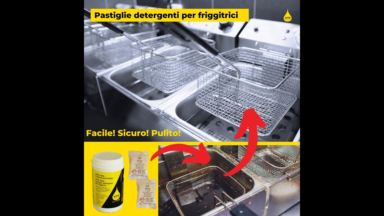 VITO Detergente per friggitrici - Friggitrici pulite in soli 3 semplici passaggi! (sottotitoli ITA)