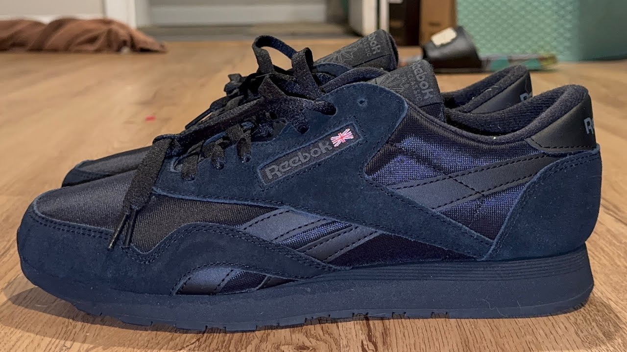 Reebok Classic Nylon All Black #reebok #reebokclassic #nylonreebokclassic #reebokshoes