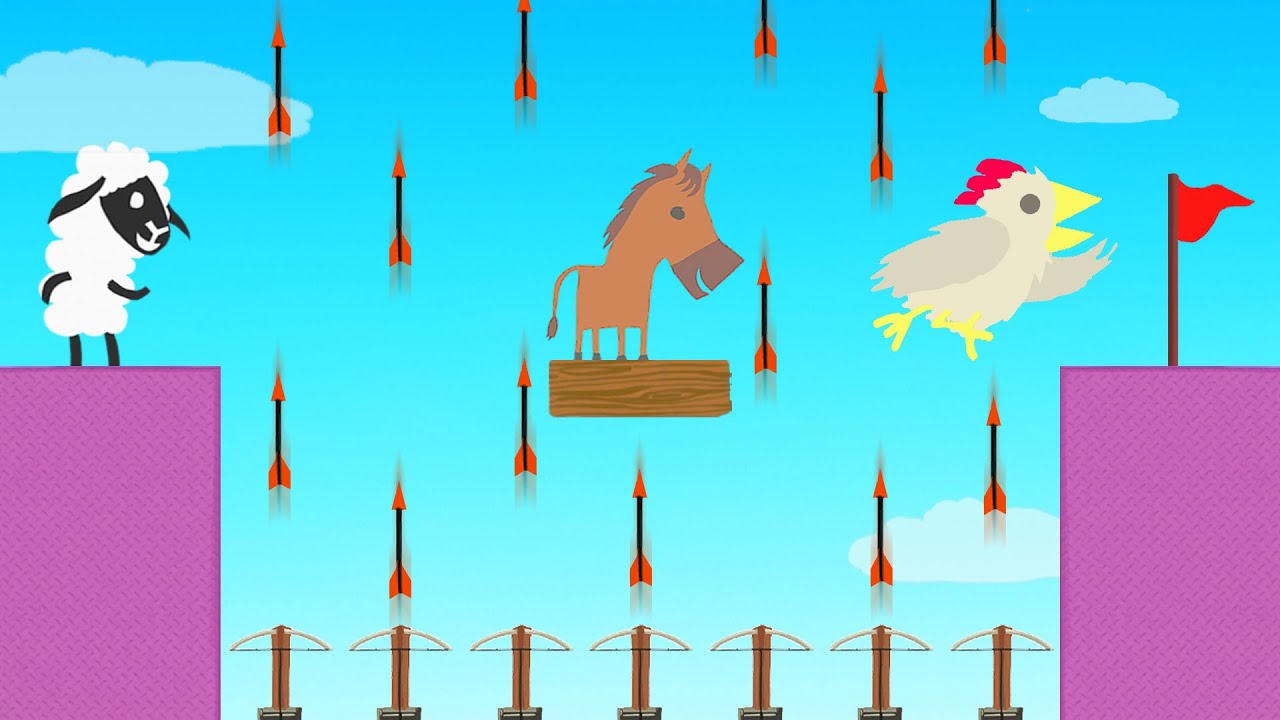 1000 ARROWS vs RUNNERS! (Ultimate Chicken Horse)