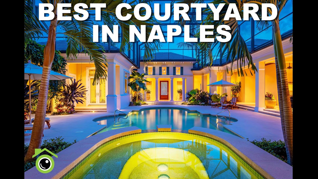 $3.65M GETS YOU THE BEST COURT YARD IN NAPLES - THE HOME IS BREATHTAKING!