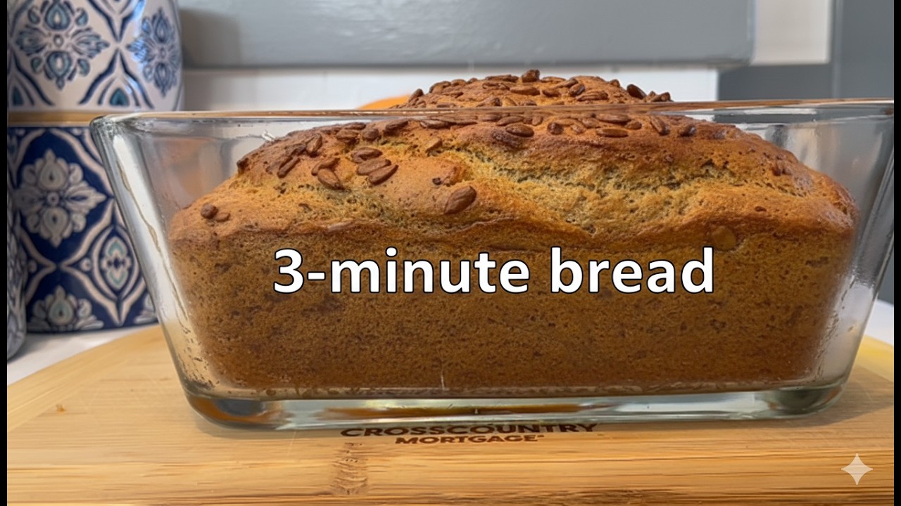 Gluten-free quick and easy bread recipe. Keto, No Flour, No Sugar, & Low Carbs