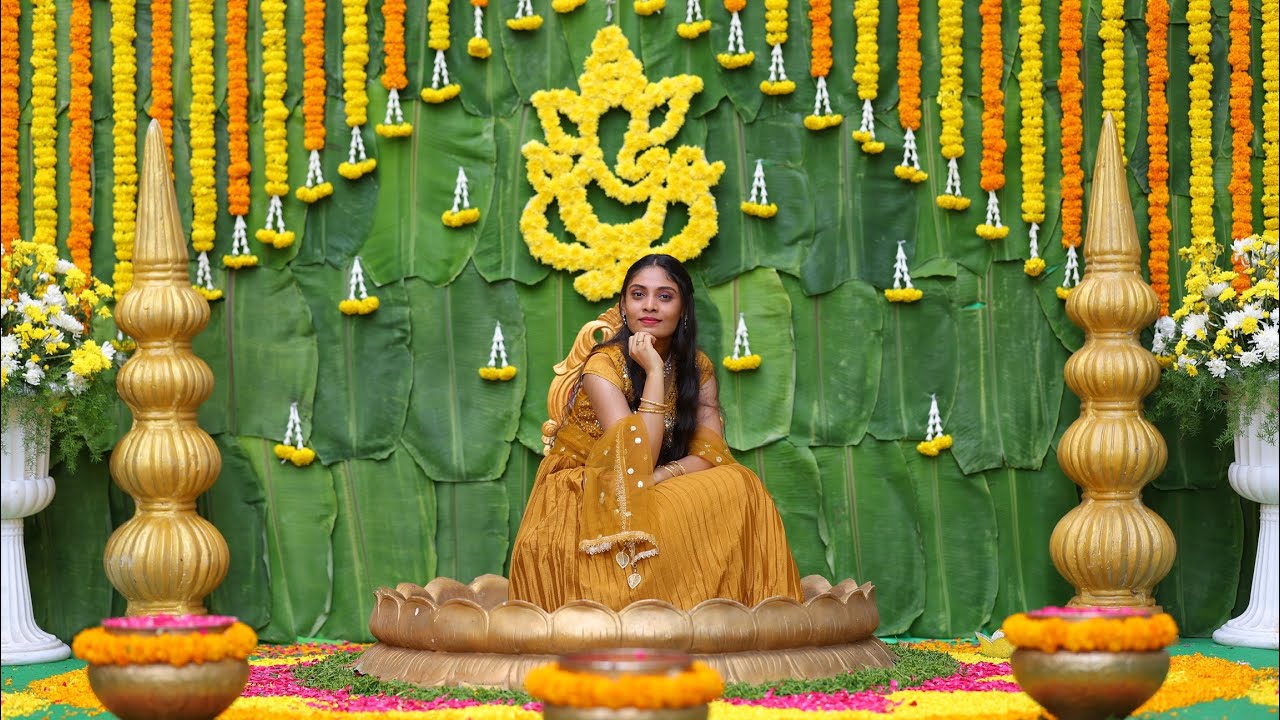 Jahnavi Haldhi Promo  #haldi #pellikuthuru