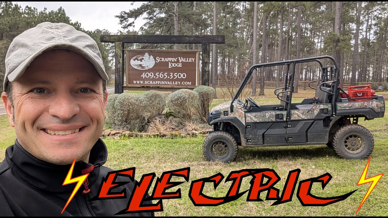 Kawasaki Mule UTV electric conversion for Scrappin' Valley Lodge