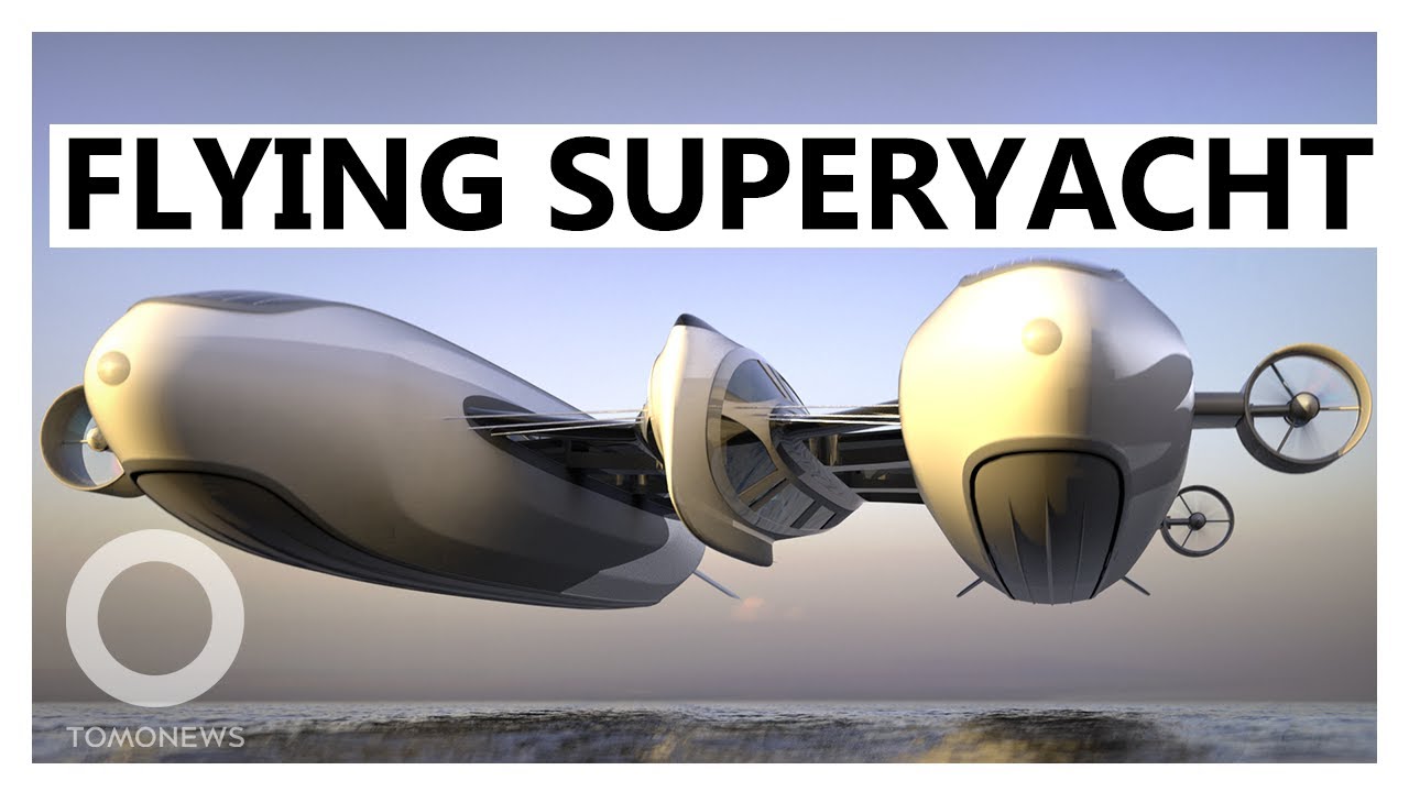 Air Yacht: Superyacht Concept Flies on Blimp Catamaran