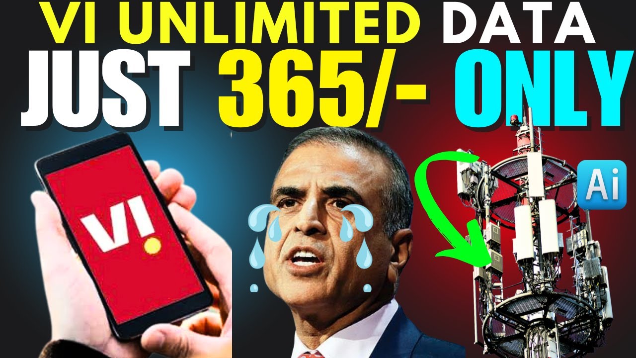 VI 365 Unlimited Data Plan | Vi Unlimited Data Plans Launch | Vi Unlimited 4G  5G Data #trending