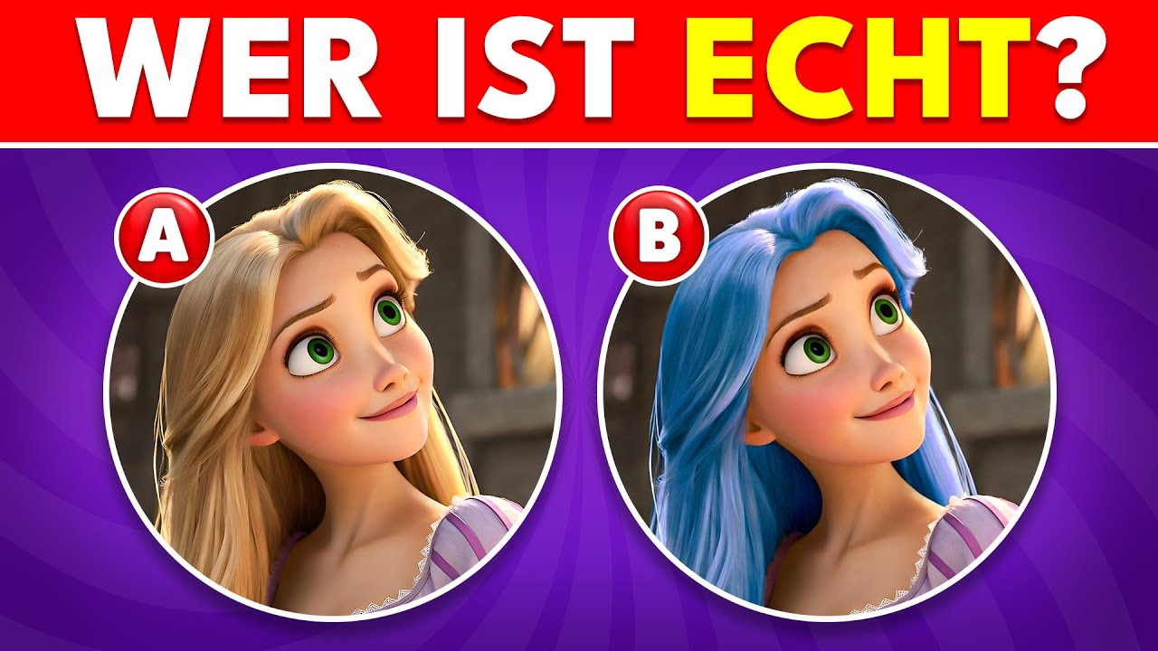 Rate die echte Disney-Prinzessin 🏰🎀 Disney-Prinzessinnen-Quiz-Challenge | Biber Quiz