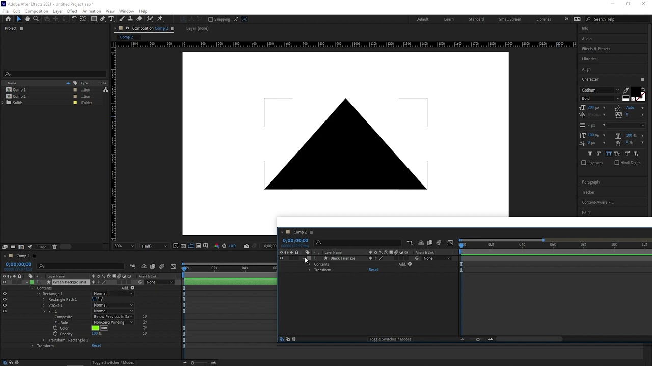 How to Pickwhip Across Compositions in After Effects