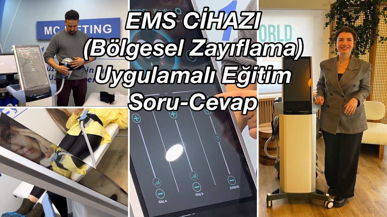 EMS Cihazı İşe Yarıyor Mu ⁉️ (Bölgesel Zayıflama) Nelere Dikkat Edilmeli, Uygulamalı Detaylı Eğitim