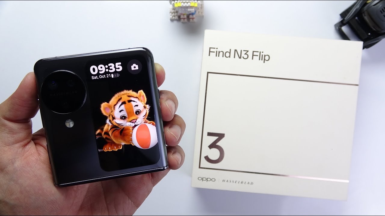 OPPO Find N3 Flip Unboxing | Hands-On, Unbox, Cover screen, Camera Test