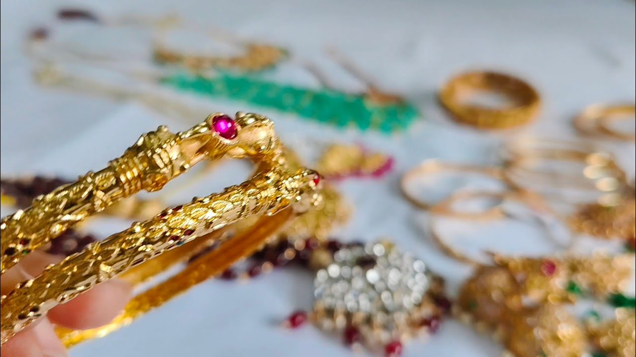 Meesho one gram gold jewellery👌తప్పకుండా మీకు నచ్చుతుంది| meesho jewellery #foryou