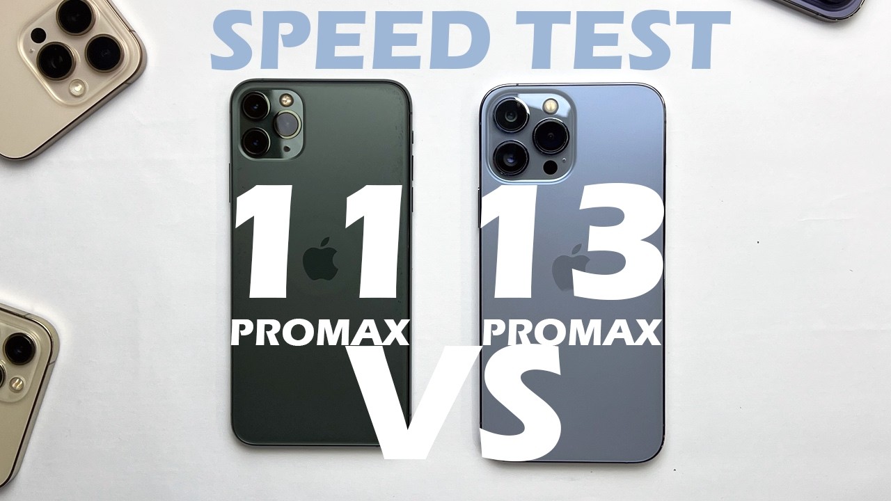 iPhone 11 Pro Max vs 13 Pro Max Speed Test Results