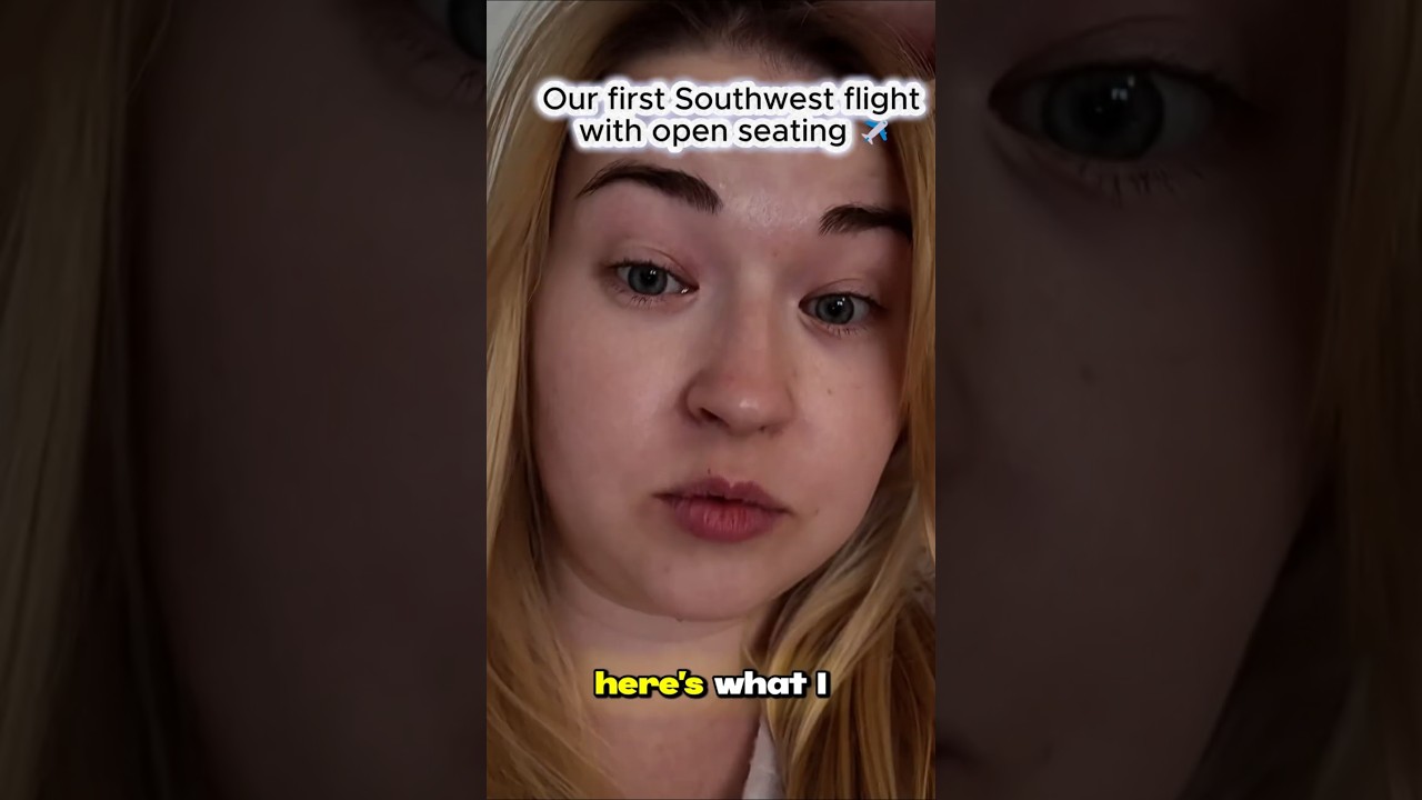 Наш первый полёт с open seating в США ✈️