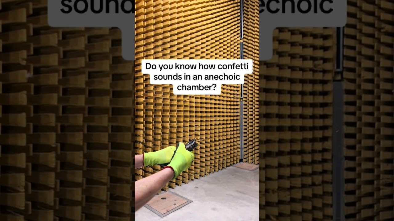 The REAL Sound of Confetti in an Anecho&iuml;c Chamber (The Sound Guys)