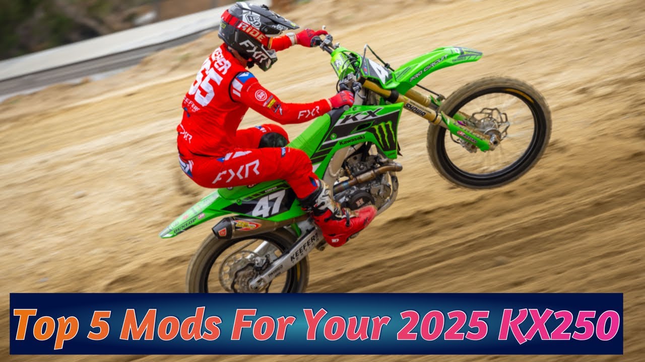Top 5 Mods For Your 2025 Kawasaki KX250