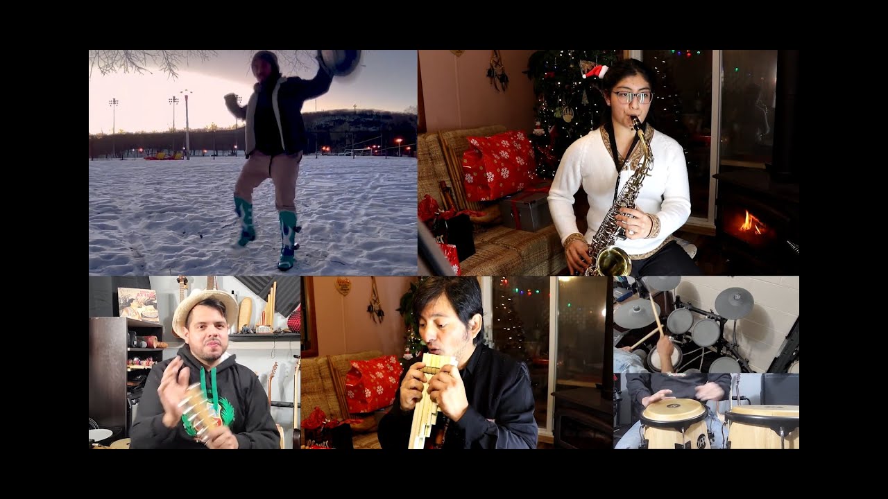 Mix Caporales Navidad Trilingüe - White Christmas/Noel Blanc - Feliz Navidad - Burrito Sabanero