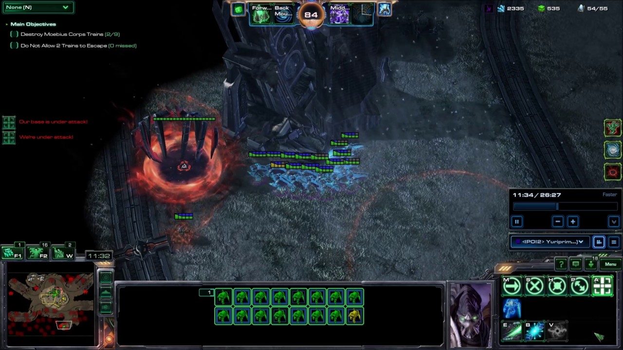 Starcraft 2 Co-op [ Mutation #54 ] Cold is the Void - Karax & Vorazun (Brutal)