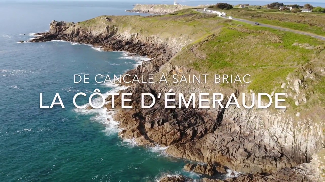 Cancale - Saint Malo - Les Caraïbes ... heu non, la côte d’émeraude vue du ciel