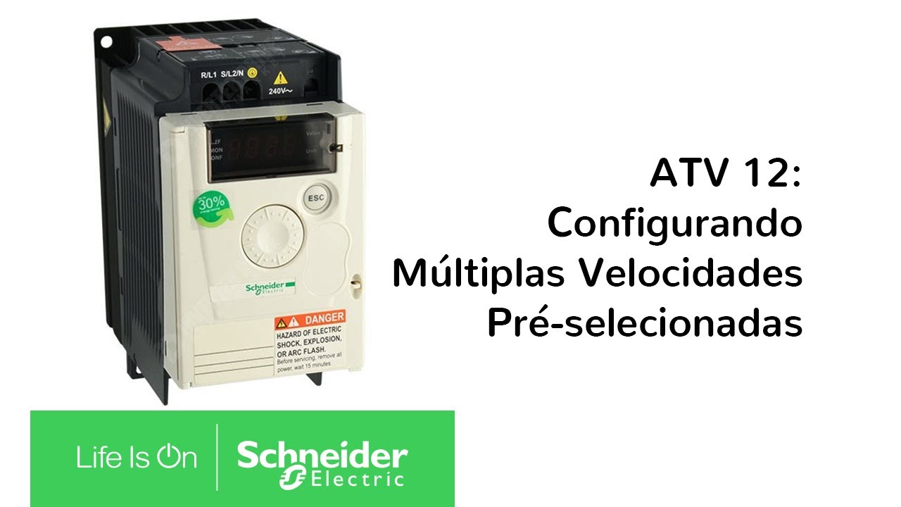 Altivar 12: Configurando Múltiplas Velocidades Pré-selecionadas | Schneider Electric Brasil