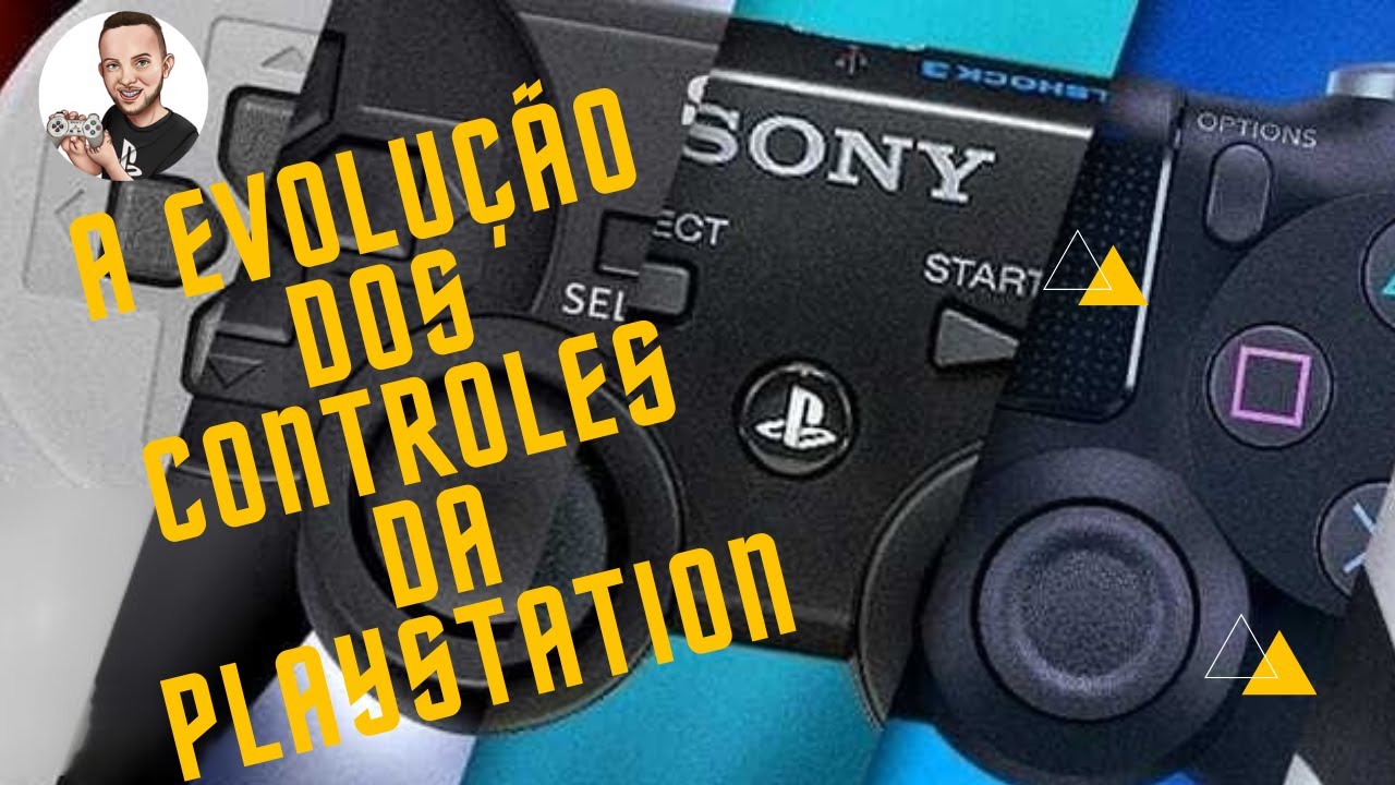 Evolução dos controles do Playstation