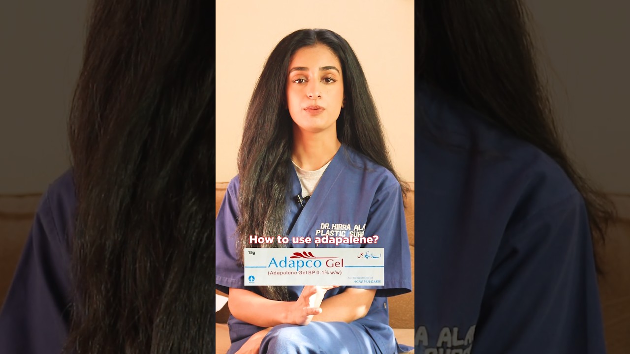 Learn to use adapalene the RIGHT way for acne from a plastic surgeon #adapalene