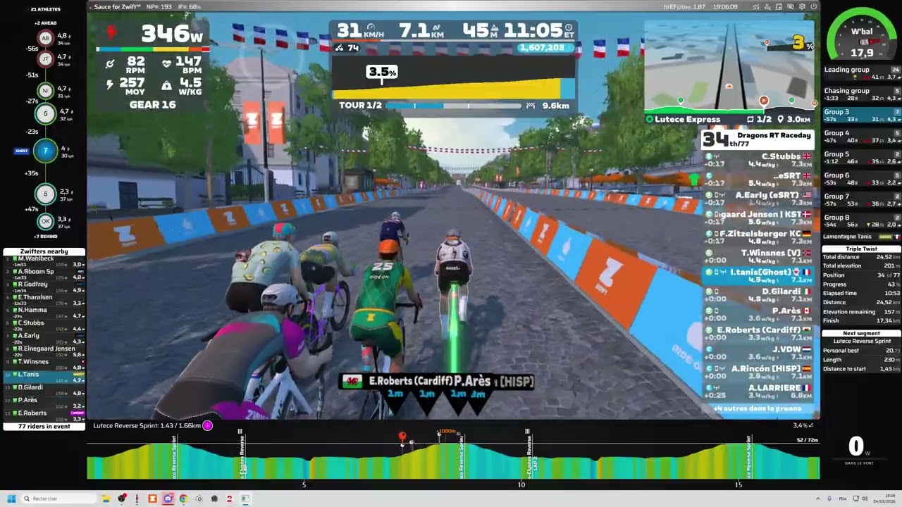 ZWIFT/Dragons RT Raceday/Lutece Express/16.8km/2026 03 04