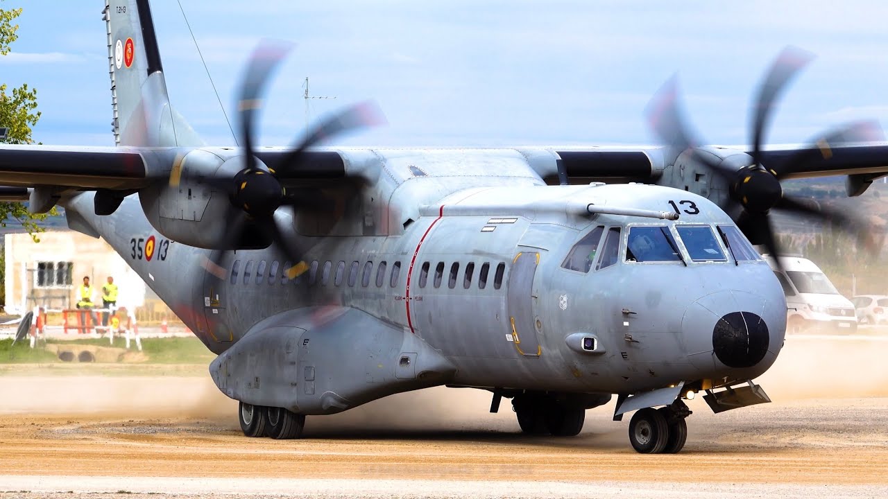 Ejército del Aire C295 unpaved runway operations - Ablitas Air Base - ETAP exercise