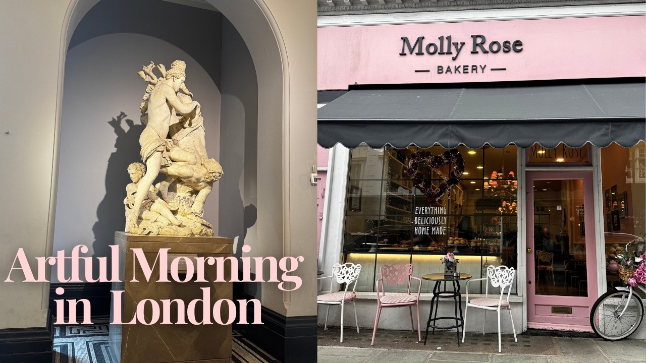 An Artful Morning in London | V&A Museum, Coffee & Slow Living  | Vlog 05