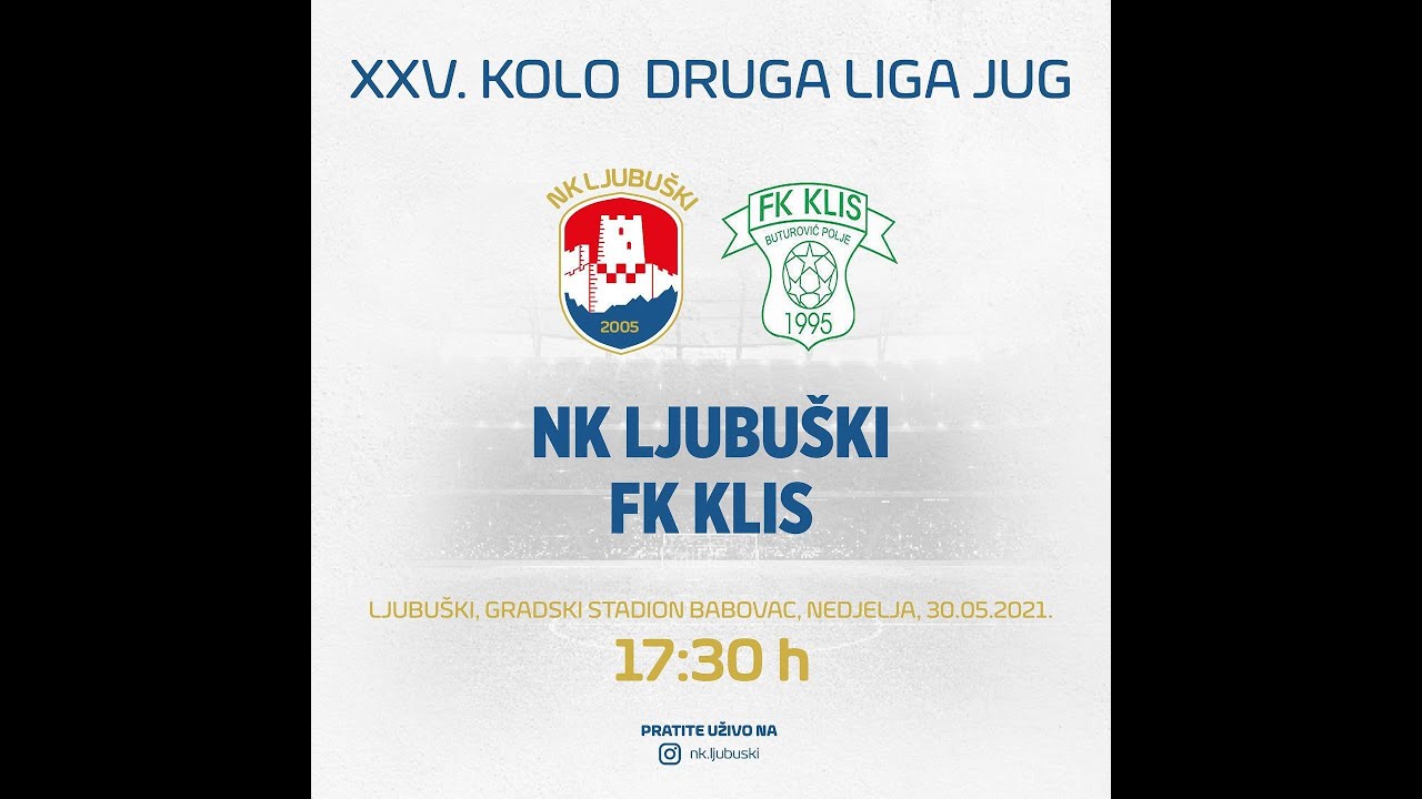 NK Ljubuški - FK Klis