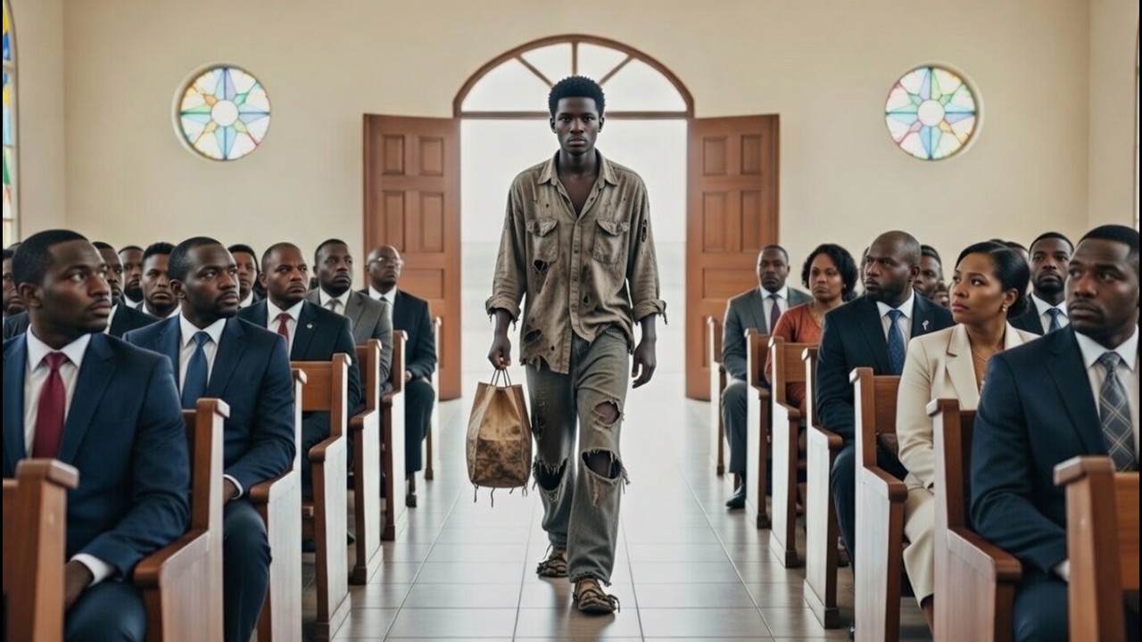 They Judged a Beggar in Church — Until He Walked to the Pulpit and Revealed He Was the New Pastor