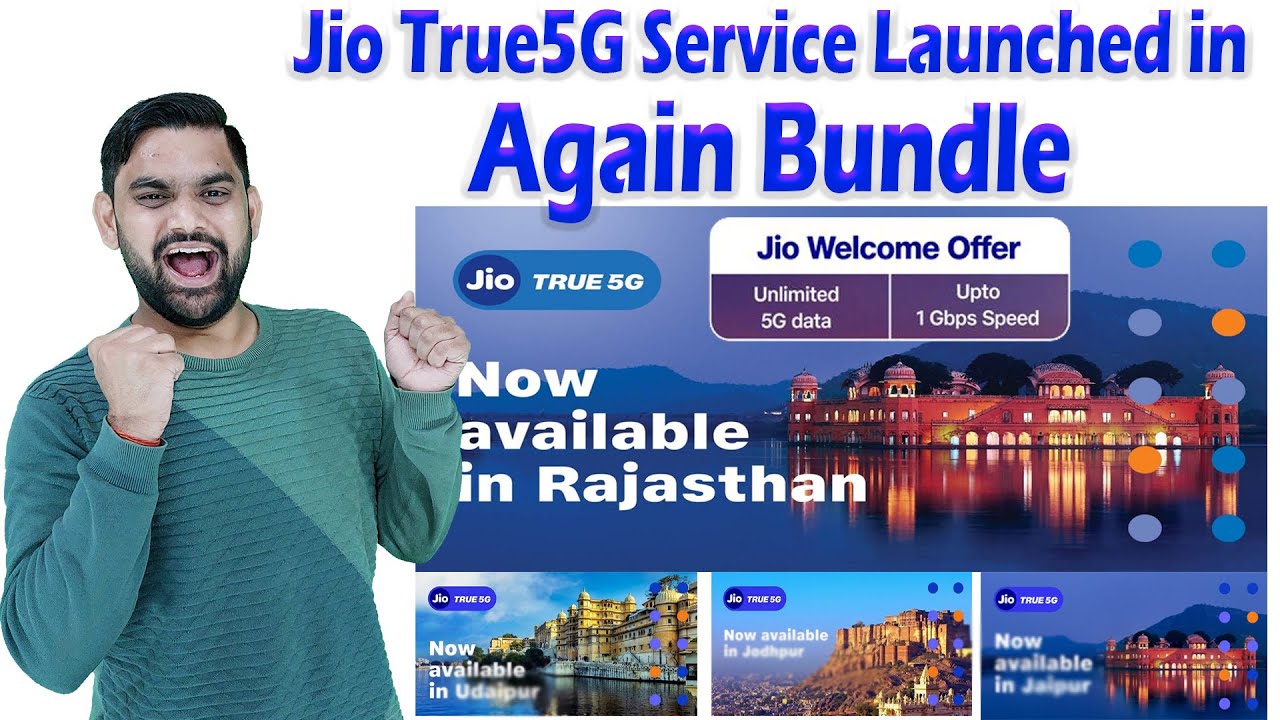 Jio True5G Service Launched in Rajasthan to City Jodhpur, Jaipur, Udaipur | Jio True5G Welcome Offer