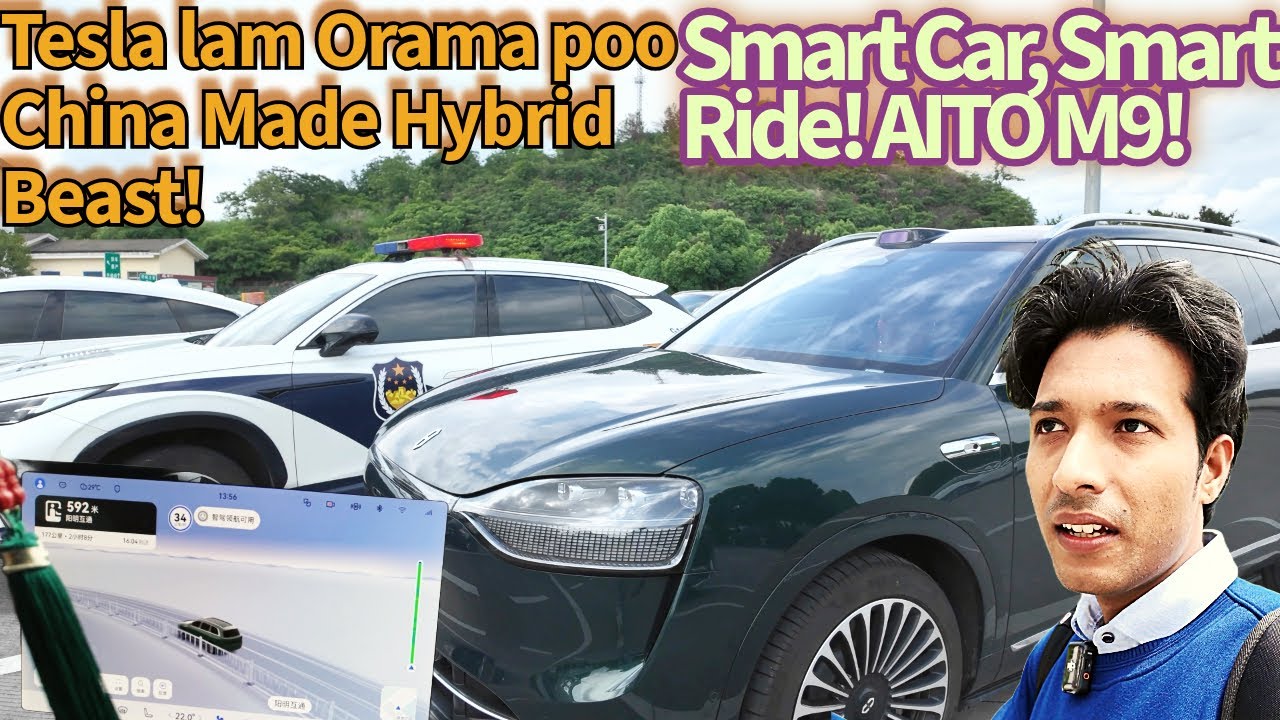 China-la AITO M9 Car Ride! 😍 Tesla-வையே மிஞ்சுறா Level Hybrid Beast Tech Super! ⚡🚗