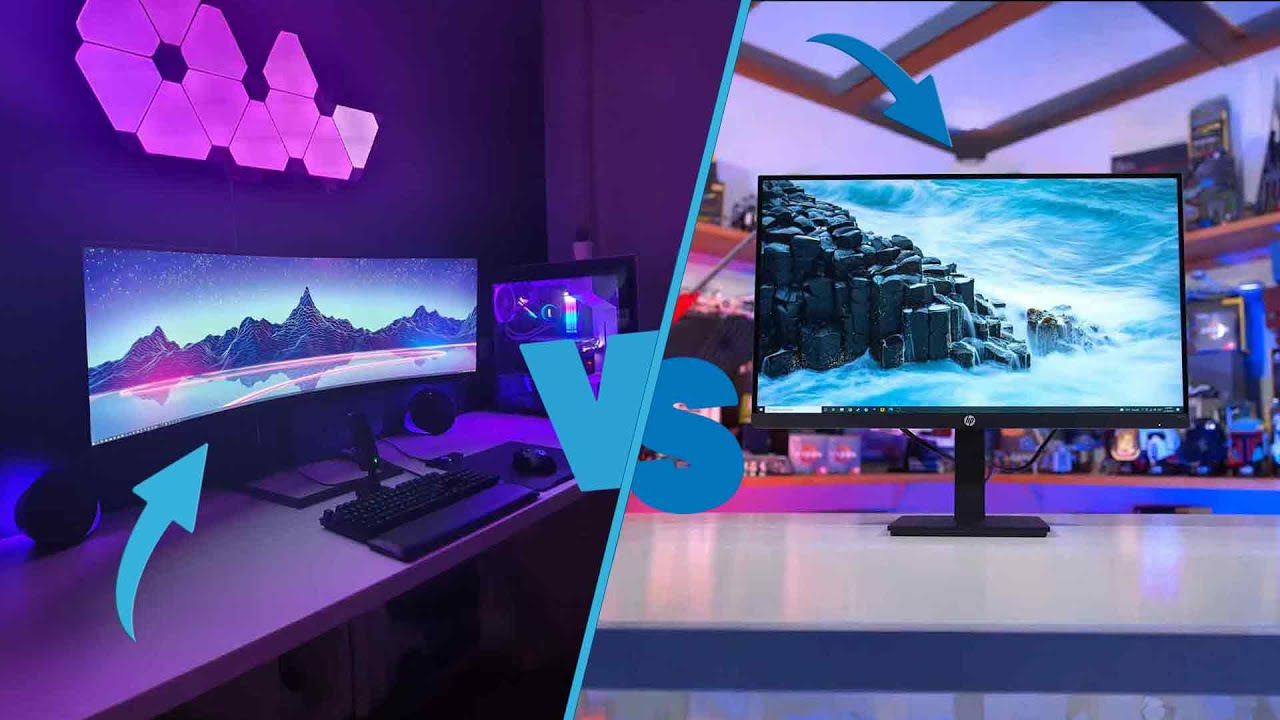 Curved vs Flat Monitor for Work The Best Choice for Productivity in 2026