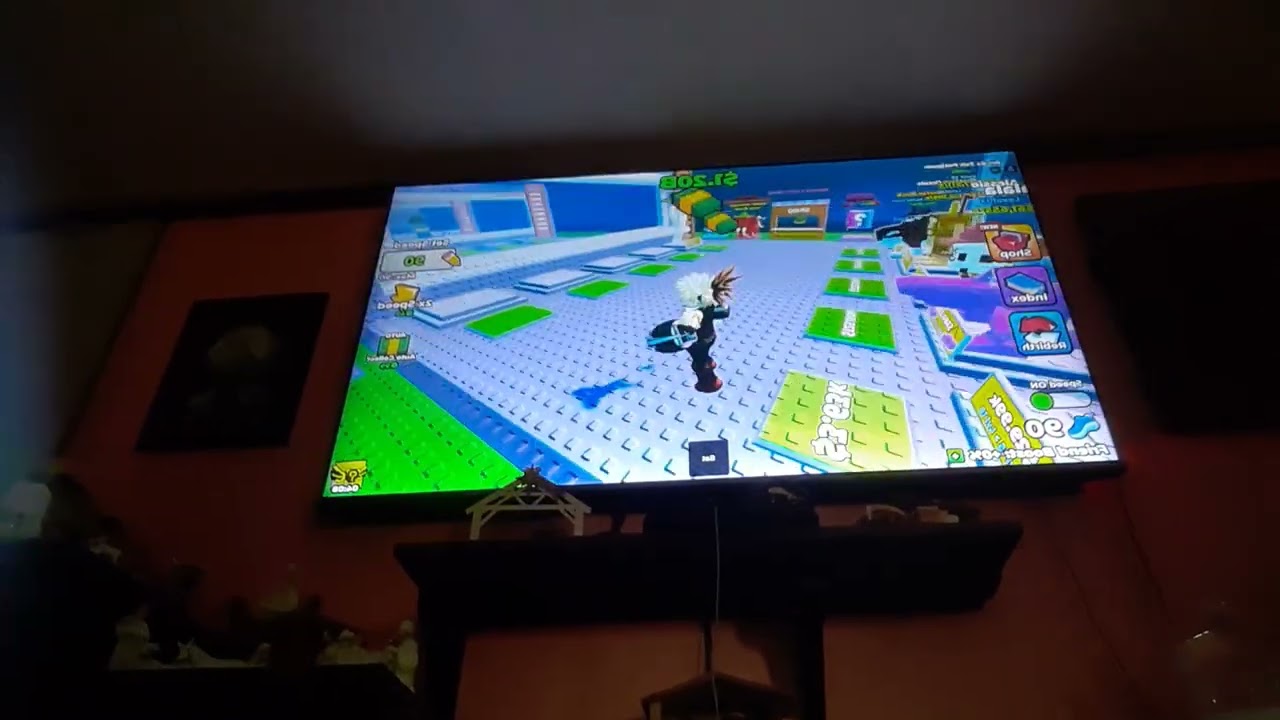 Me playing Roblox steal a lucky block survive tsunami