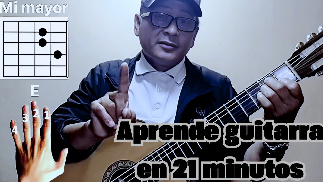 TOCA GUITARRA PASO A PASO EN 21 MINUTOS!CLASE 2 TUTORIAL DEFINITIVO para PRINCIPIANTES!