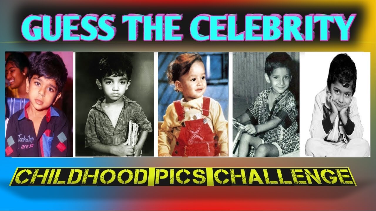 Guess the Tollywood Actors by Their CHILDHOOD Pictures🤔 | Tollywood Quiz Video 2025😄  Part - 1